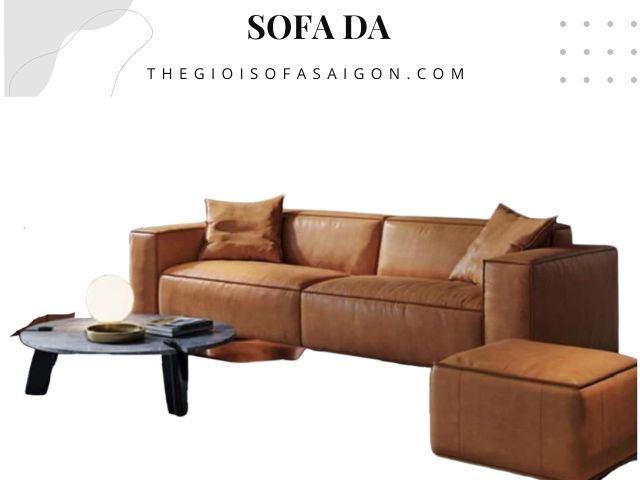 sofa da cao cấp hiện đại 